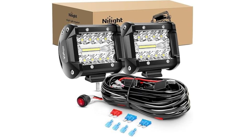 60w led light bar set