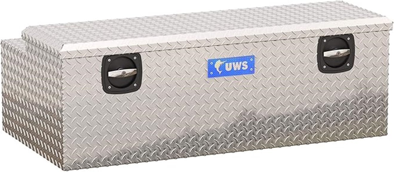aluminum under tonneau cover toolbox