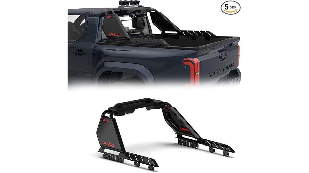 detachable guardrail sport roll bar