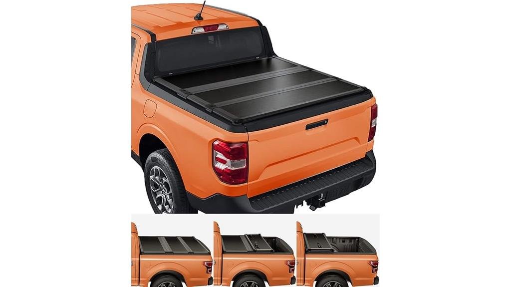 durable tri fold ford maverick tonneau cover