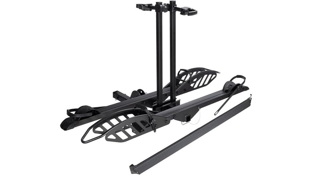 hitch mounted bike rack capacity