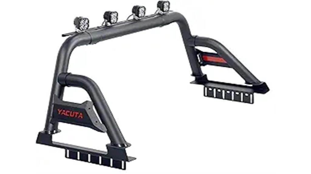 pickup truck roll bar light mount