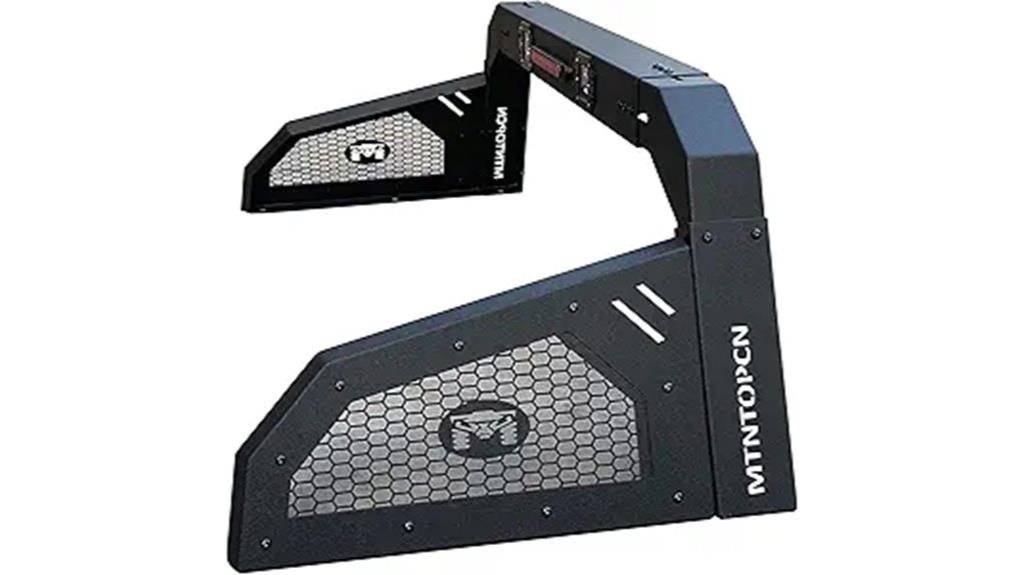rugged off road truck roll bar