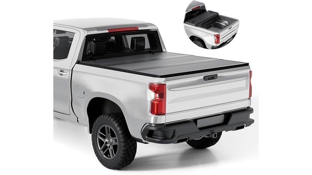 rugged truck bed tonneau cover