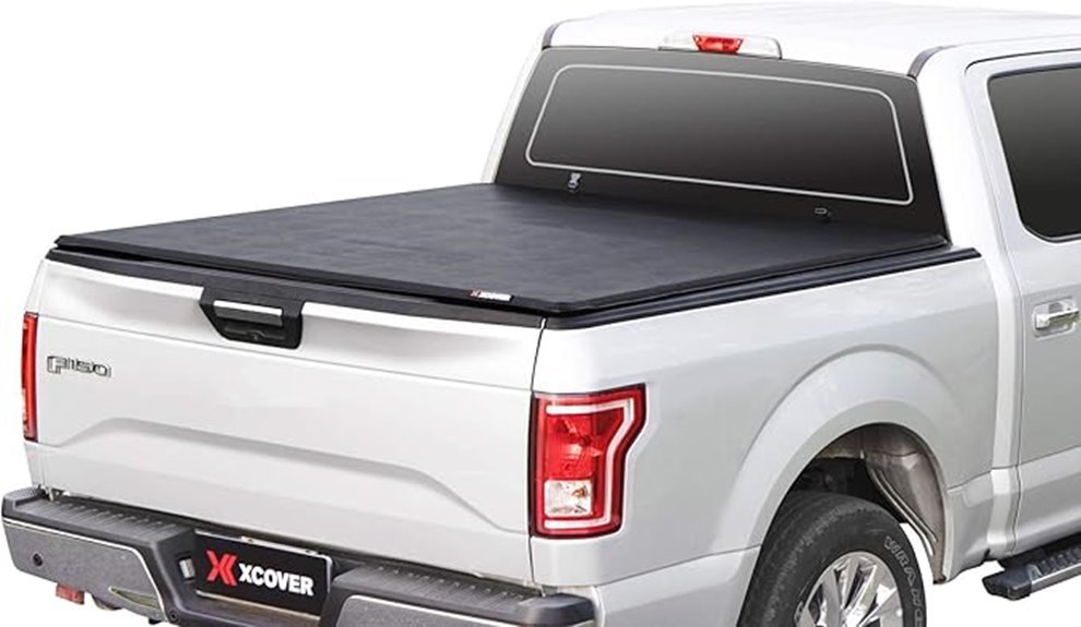 soft locking roll up truck cover