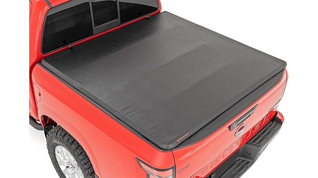 soft tri fold nissan frontier truck cover