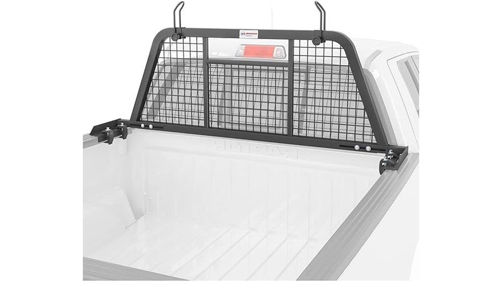 steel extendable pickup truck headache rack