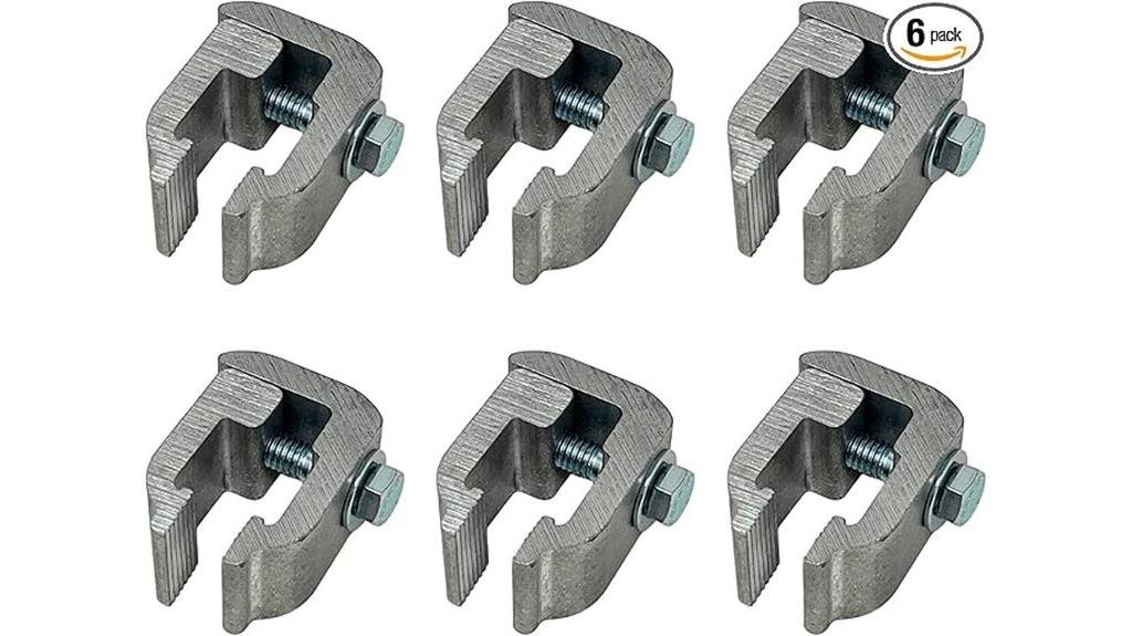 tonneau cover bolt pinch clamps