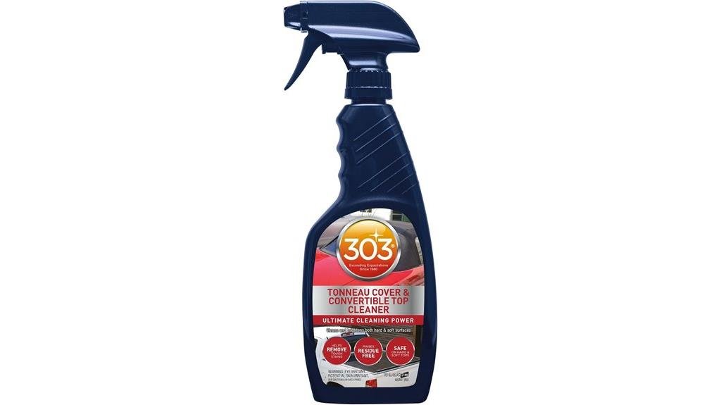 tonneau cover convertible top cleaner