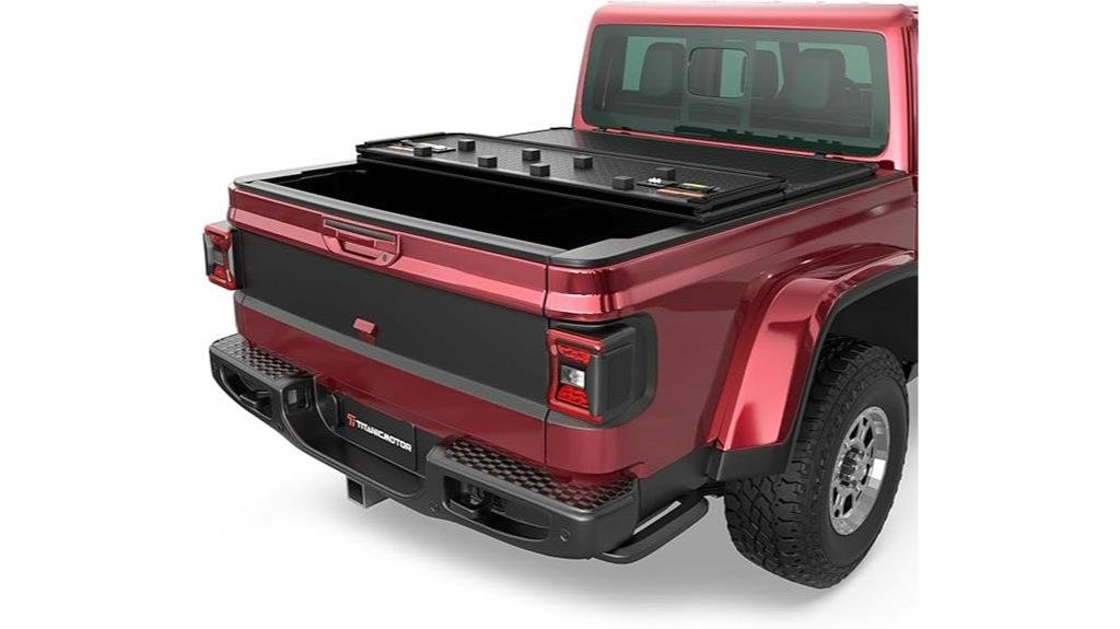 truck bed cover for jeep gladiator
