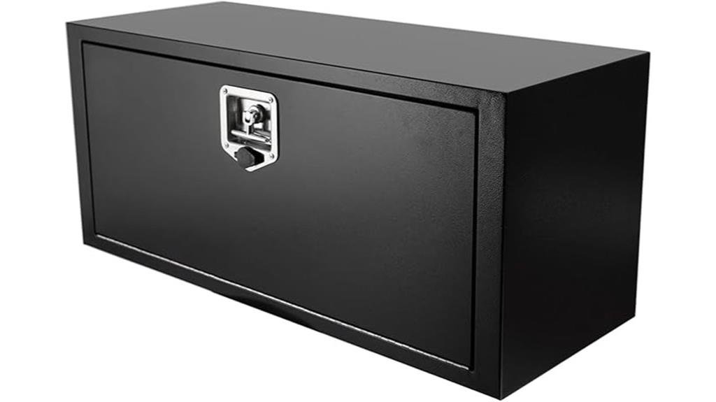 underbody truck tool box with lock