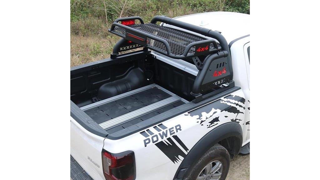 universal roll bar cargo rack