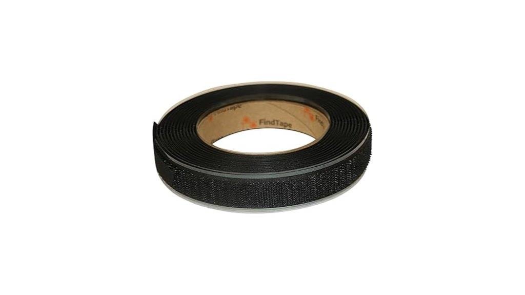 adhesive backed hook side roll 3 4 inch black