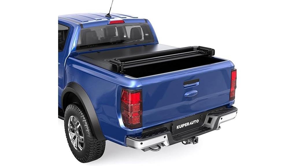 tri fold soft tonneau cover ford ranger